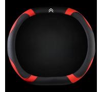 ZZRSXZSR Car Steering Wheel Cover for Citroen C1 C2 C3 C4 C5 C6 C8 C3-XR C4X C5X,Breathable Anti-Slip Steering Wheel Protector With logo Wheel Protective Cover Car Accessories,DD-2