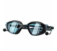 ZZSGLPN High-Definition Swimming Goggles for Myopia Waterproof & Anti-Fog 3D Contouring with Wide-Angle Vision Multiple Prescription Options Available(Starlight Black,-300°)