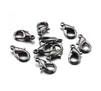 ZZSRJ 100 Pieces Lobster Clasp Necklace Chain Clasp Jewelry Making Accessory (Color : A, Size: 10mm - 100pcs)