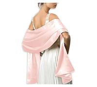 ZZSRJ Evening Dress Scarf Shawl Women's Solid Color Wedding Silk Party Long Decorative Accessories Scarf 240 * 65Cm (Color : L)