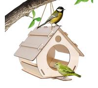 ZZTDHG Houses Birdhouse - House Feeder for Outdoor Hanging Wooden Bird Watcher, Easy to Clean Filling Capacity