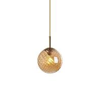 ZZTDHG Stylish Hammered Art Glass Pendant Light for Kitchen Island and Dining Room - Versatile Hanging Chandelier