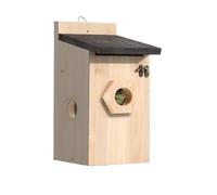 ZZTDHG Wooden House Kit Adults and Kids to Build, Hanging Outdoor, Weatherproof Painting, Birdhouse Tits, Sparrows, Bird Nest Box Craft Kits for Garden Yard Decor Gifts