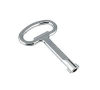 ZZTWER 1Pc Universal Key Multifunction Wrench Metro Trains Key Lock Elevator Door Key Electric Cabinet Keys for Triangular Panel Lock (Color : L Type S)