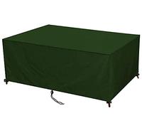 ZZUU Garden Furniture Covers,260x220x100cm(102.4x86.6x39.4in) Rectangular Patio Table Cover,420D Heavy Duty Oxford Tear-Resistant ,Waterproof, Anti-UV, for Outdoor Rattan Patio Furniture Cover, Green