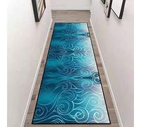 ZZUU Geometric Trellis Runner Rug，Rubber Backed Non Slip，Washable,Soft Touch Runner Rug For Living Room/Kitchen/Hallway/Bedroom/Corridor