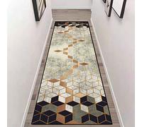 ZZUU Modern Geometric Hallway Runner - Bathroom, Living Room, Bed, Kitchen Rugs