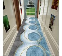 ZZUU Modern Geometric Trellis Pattern Carpet Runners For Hallways - Non Slip And Washable,Hardwearing Machine Washable Kitchen Hall Bathroom Runner Mat Rug Custom