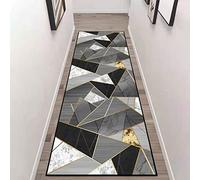 ZZUU Modern Hallway Rug - Geometric Kitchen Bathroom runner