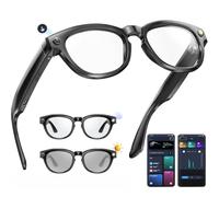 ZZwansuGE AI Glasses, With HD 200W Pixel Camera + HD Speaker, AI Photo And Video | Music Call | Voice Assistant | Color-Changing Lenses, App To Record Sports Data, For Sports, Music, Calls