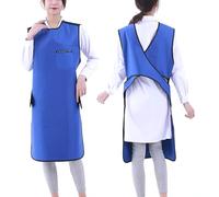 ZZwansuGE Lead Apron, 0.35/0.5 mmpb X-Ray Protective Apron, Radiation Protection Clothing, Adjustable/Lightweight Design, Lead Gown For Adult Radiographers 0.35mmpb