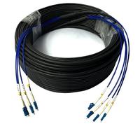ZZWFMW LC Armored Optical Cable - Single Mode 2-core, 4-core, 6-core, 8-core Outdoor Fiber Optic Cable (10m to 40m)(12core 12LC-12LC 10m)
