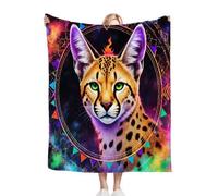 ZZXHG Blanket Throw for Adults 3D Animal Leopard For Adults, Plush Flannel Blanket for Bed King Size, Soft Reversible Microfiber Fluffy Fleece Throws Large for Couch Car Sofa, 220x240 cm_A2435