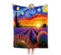 ZZXHG Blanket Unisex 30x40 Inch Purple Lavender, Kids Throws Blankets Thick for Bed Sofa Chairs, Lightweight Flannel Plush Blankets for Boy Girl, Warm Microfiber Fluffy Fleece Throws_j50