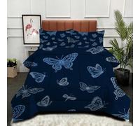 ZZXHG Super King Duvet Set Butterfly, All Seasons Combi Double Quilt for All Year Round Comfort, Quilt Lightweight and Warm All Season 260x220 cm_7434a