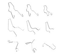 ZZXLLRO 9Pcs Bulb Retaining Spring Clips for H1/H3/H4/H7, Automotive Headlight Bulb Retainers, Universal Car Headlight Clamp Dip Dipped Beam Bulb Holder Clips Accessories