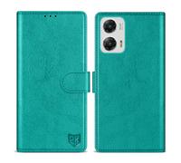 ZZXX for Motorola Moto G Stylus 5G 2024 Wallet Case with [RFID Blocking] Card Slot Kickstand Magnetic Closure Leather Flip Fold Protective for Moto G Stylus 5G 2024 Case Wallet(Lake Blue-6.7 inch)