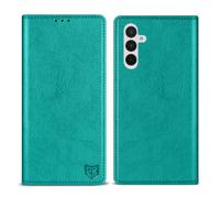 ZZXX for Samsung Galaxy A16 Wallet Case with [RFID Blocking] Card Slot Stand Strong Magnetic Leather Flip Fold Protective Phone Case for Samsung Galaxy A16 Case Wallet(Lake Blue-6.7 inch)