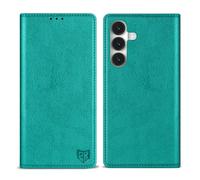 ZZXX for Samsung Galaxy S26 Wallet Case with [RFID Blocking] Card Slot Stand Strong Magnetic PU Leather Flip Fold Protective Phone Case for Samsung Galaxy S26 Case Wallet(Lake Blue-6.2 inch)