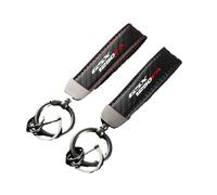 ZZXYSM Carbon Fiber Motorcycle Keychain Holder Keyring for S/uzuki GSX 1250FA GSX 1250 FA Accessories,Red