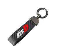 ZZXYSM JDM Keyring Tags Initial D Fujiwara Tofu Shop Nylon key Tags keychain Auto Key Carbon Fiber Key Cord Motorcycle Accessories,1