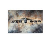 ZZXZHTHB B-52 Stratofortress Soaring through The Sky, Massive Wingspan, Eight Engines Roaring, Delivering Strategic Dominance. Wall Art Mural Modern Decoration Hanging Art Poster 08x12inch(20x30cm)