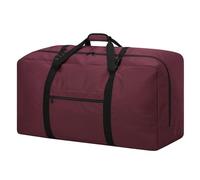 ZZY 110L Extra Large Duffle Bag Lightweight - Oversized Foldable Holdall Storage Bag for Travel, Outdoor, Camping, Sport (Maroon)