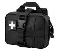 ZZY Tactical EMT Pouch, Upgrade IFAK Tear-Away First Aid Kit Tactical Small Belt First Aid Pouch Molle Medical Pouches for Travel, Outdoor Hiking, Hunting
