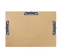 ZZYANGZZ Three Clip A3 Clipboard, MDF Material, A3 Paper Size, Modern Style, 32 x 45 cm, 3mm Thick, 0.9 Pounds, Holds Up to 100 Sheets