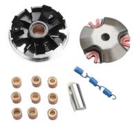 ZZYAO 1000RPM Clutch Springs and 18mm Variator Set With 6g 7g 8g Rollers Compatible With JOG50 1E40QMB 2-Stroke Scooter Engine