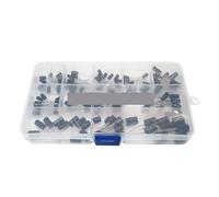ZZYAO 120PCS/lot 12values 1uF-470uF Aluminum Electrolytic Capacitor Assortment Kit 16V-50V Capacitors Box Set Capacitance Meters .y26
