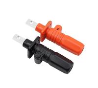 ZZYAO 2pcs 120A 200A DC 1000V Single Core Quick Pl-ug Energy Storage Connector Red Copper Waterproof Terminal,n03