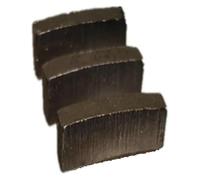 ZZYAO 3PCS High Co Density Durable Diamond Segments for Repairing-Replacement 22-400mm Diameter Wet Core Bits,0227