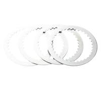 ZZYAO 4PC Steel Clutch Plate Set Compatible With CBF125 CBF150 CRF150 CRF230 Replaces 22321-KPS-900 Motorcycle Engine