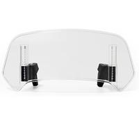 ZZYBD Windshield Motorcycle for Triumph Tiger 660/ Sport, Motorbike Wind Deflector Adjustable Clip-On Windshield Spoiler, Motorcycle Accessories,A-Transparent-360mm×140mm