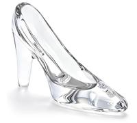 ZZYFGH Glass Crystal High Heels, 4.3" Cinderella Heels Glass Shoes for Party Decorations, Princess Birthday Bedroom Decor, Gift for Women-Transparent