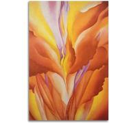ZZYGGN GMGSW Georgia O'Keeffe Poster and Prints Georgia O'Keeffe Red-canna Wall Art Floral Modern Painting Canvas for Home Decor Pictrue 40x65cm No Frame