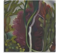 ZZYGGN GMGSW Georgia O'Keeffe《SEAWEED》Canvas Wall Art Georgia O'Keeffe Poster Georgia O'Keeffe Prints and Painting for Home Decor Picture 50x50cmx1 Unframed