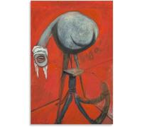 ZZYGGN GMGSW Untitled by Francis Bacon Poster and Prints Francis Bacon Abstract Wall Art Retro Canvas Painting for Home Wall Picture Decor 40x55cm Frameless