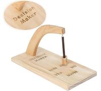 ZZYILI - Wooden magnetic decision maker with yes, not maybe answers, wooden creative oscillating magnetic picker, yes, pendulum, choose the best gift for difficulty disorders