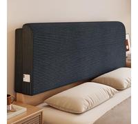 ZZYK Bedside Upholstered Lumbar Support Headboard with Side Pocket