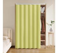 ZZYK Curtains for Kitchen Cabinet Bathroom Open Shelves Hanging