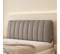 ZZYK Headboard Upholstered Wall Mounted Pillow,Wedge Large Backboard Double Headboard Cushion,Bedroom Dorm Bunk Bed Support Backrest with Removable Cover,Coffee,Paste 59"/Queen