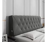 ZZYK King Size Headboard Cushion Velvet Reading Pillow Bed Backrest Lumbar Support Pillow Soft Case Bed Head Back Protection Cover for Home Bedroom Day Bed Bunk Bed,B,No headboard king 70.8"