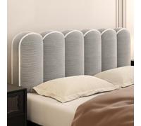 ZZYK Wedge Bed Backrest Anti-Collision Lumbar Support Headboard Upholstered
