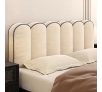 ZZYK Wedge Bed Backrest Anti-Collision Lumbar Support Headboard Upholstered