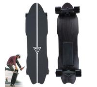 Zzypno Electric Skateboard, 4-Speed Adjustable Wireless Remote Control, Maple Hub Motor Electric Cruiser Skateboard for Adults and Teenagers - Ideal for Urban Daily Commuting 22km