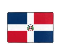 ZZYYDS Dominican Republic 36"x24" Flannel Anti-Slip Floor Mat with Memory Foam Layer Suitable for The Whole House