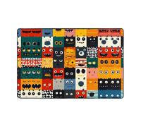 ZZYYDS Superposition of Animals 36"x24" Flannel Anti-Slip Floor Mat with Memory Foam Layer Suitable for The Whole House