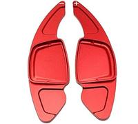 ZzYyyJie Car Steering Wheel Shift Paddle Shifter Extension, Steering Wheel Paddle Shift For Audi A3 A4 S4 A5 A6 C8 A7 A8 E-tron Etron S 2020 2021,C-Red